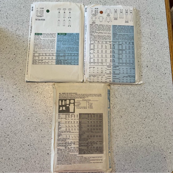 Butterick Vintage 70s 80s 90s Sewing Patterns - Picture 5 of 5